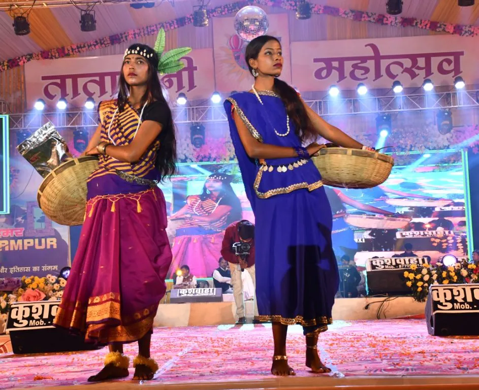 the concluding day of Tatapani Mahotsav, various school and college students 